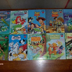 Disney Hard Cover, 10 Books as Pictured